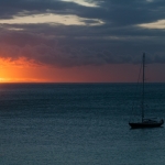 Ship and Sunset