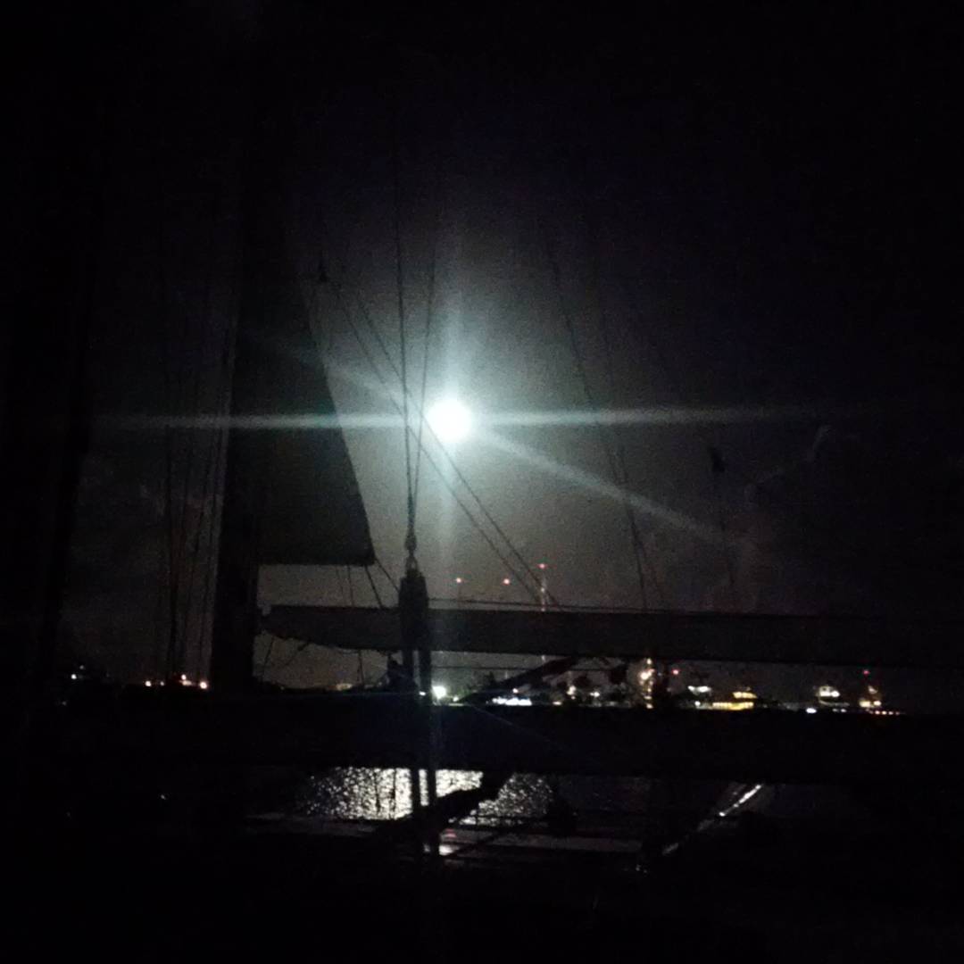 Beautiful Christmas morning full moon. Up early to snap a picture of the lagoon in full moonlight - amazing way to kick off Christmas in the Caribbean