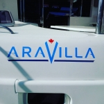 We have the name on the boat finally! And it looks absolutely amazing thanks to our friends and Imagen Graphics.