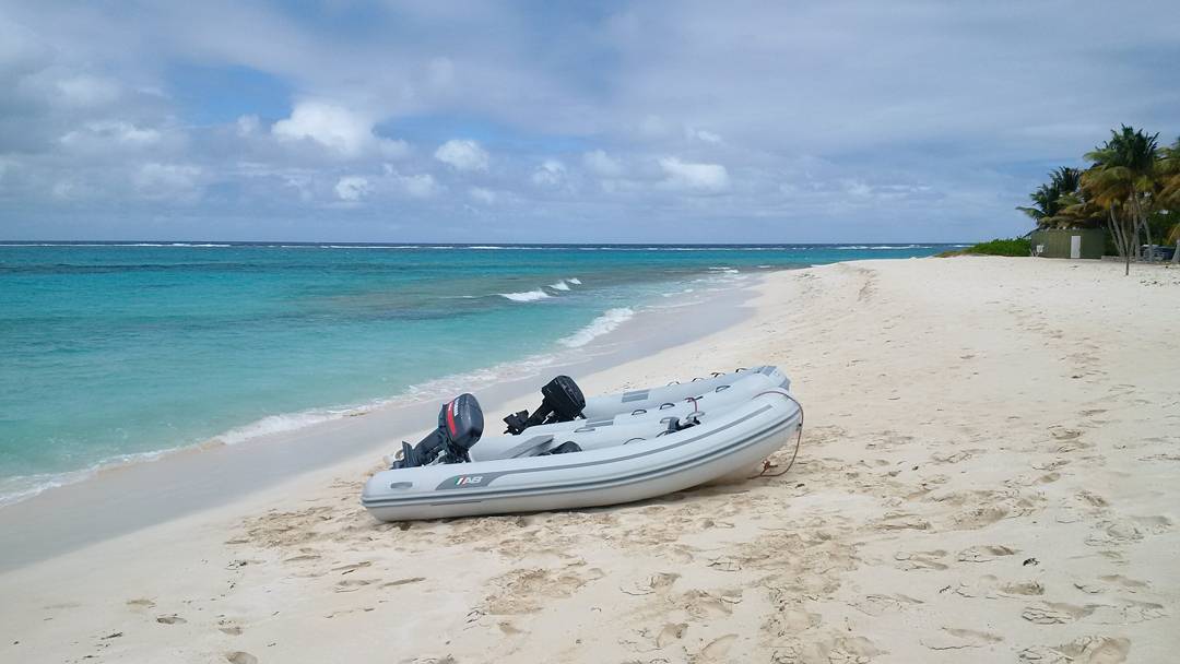 Nice private beach today on Prickly Pear in Anguilla