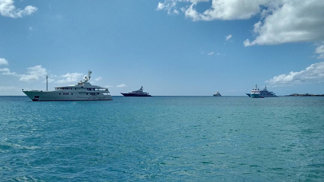 The island recovery is in full swing with more and more mega yachts returning each day – in fact we have 5 anchored behind us today! If you’re still looking for a Caribbean getaway, now is the time to book – contact us for details