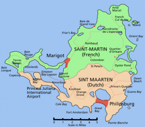 St Martin Map