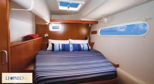 Exceptionally spacious and bright cabins with private ensuite head/shower